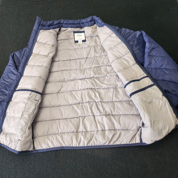 Old‎ Navy Puffer Jacket Coat Black PACKABLE Size XL 16-18 UNISEX KIDS - Picture 2 of 12